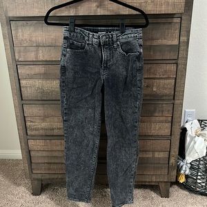 Old Navy black frosted jeans size 0